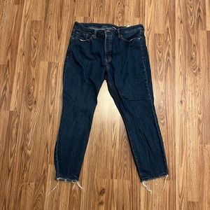 Old Navy Women’s High Rise OG Straight Jeans with Button Closure, Size 16